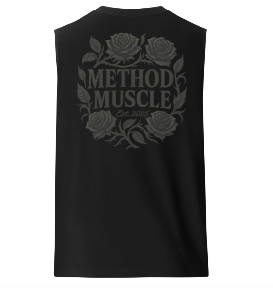Cut from Black Muscle Shirt